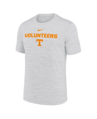 Men's Ash Tennessee Volunteers 2025 Sideline Velocity Performance T-Shirt