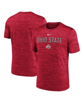 Nike - Men's Scarlet Ohio State Buckeyes 2025 Sideline Velocity Performance T-Shirt
