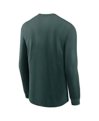 Men's Green Michigan State Spartans 2025 Sideline Performance Long Sleeve T-Shirt