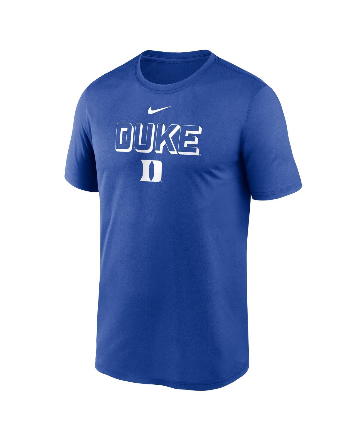 Nike Royal Duke Blue Devils 2025 Sideline Legend Performance T-shirt In Blue