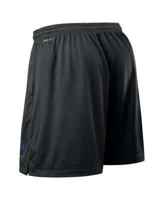 Men's Black Los Angeles Rams Sideline Reversible Performance Shorts