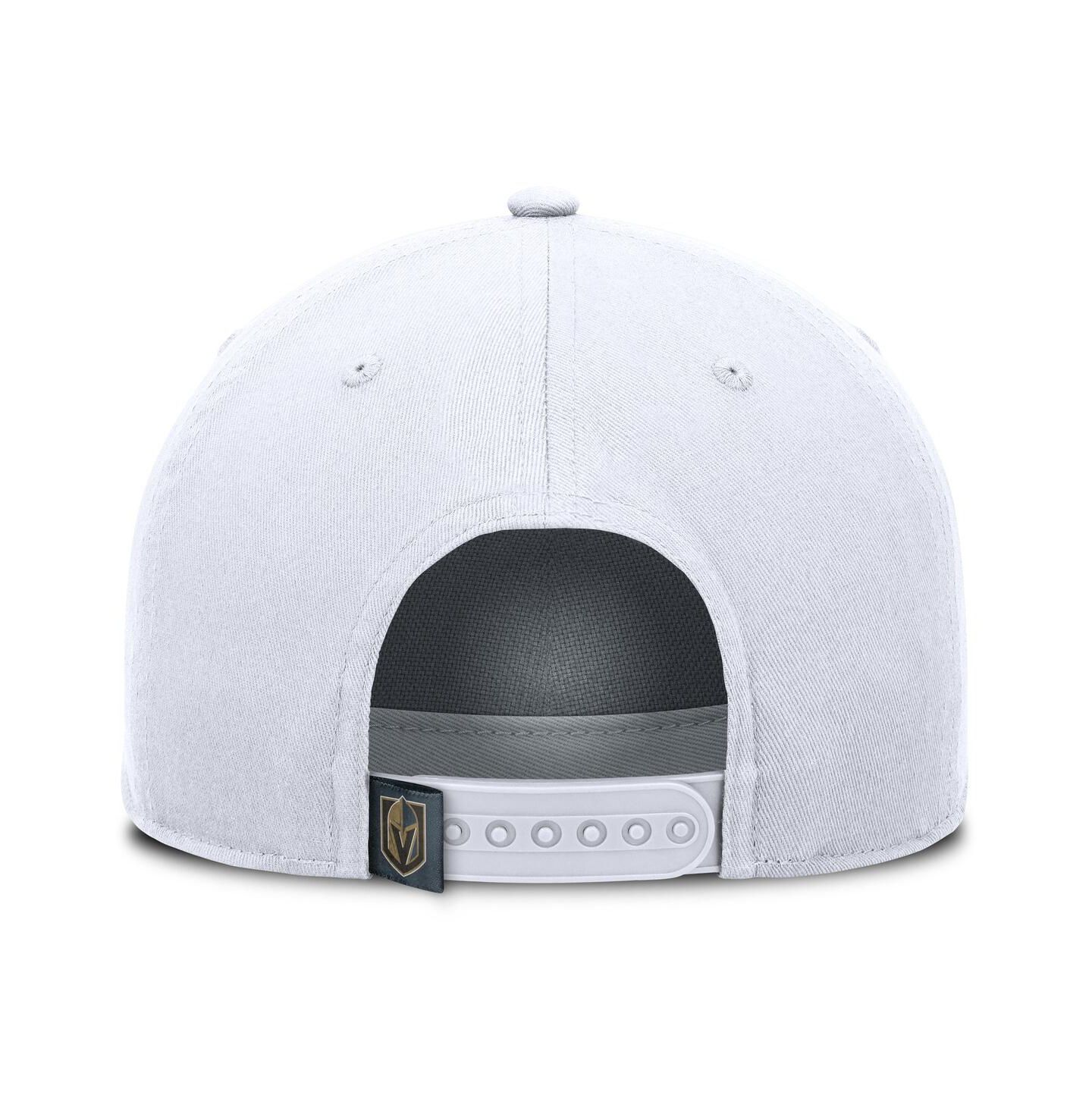 Мужская кепка Fanatics White Vegas Golden Knights Rope A-Frame Adjustable Hat — фото 4