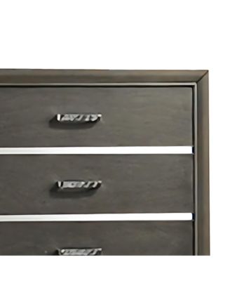 Oceana Wood 5 Drawer Chest