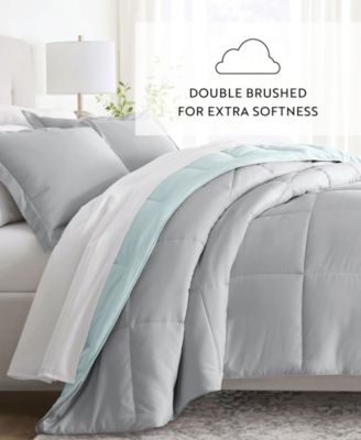 All Season Lightweight Down Alternative Reversible 3-Pc. Comforter Set, King/California King