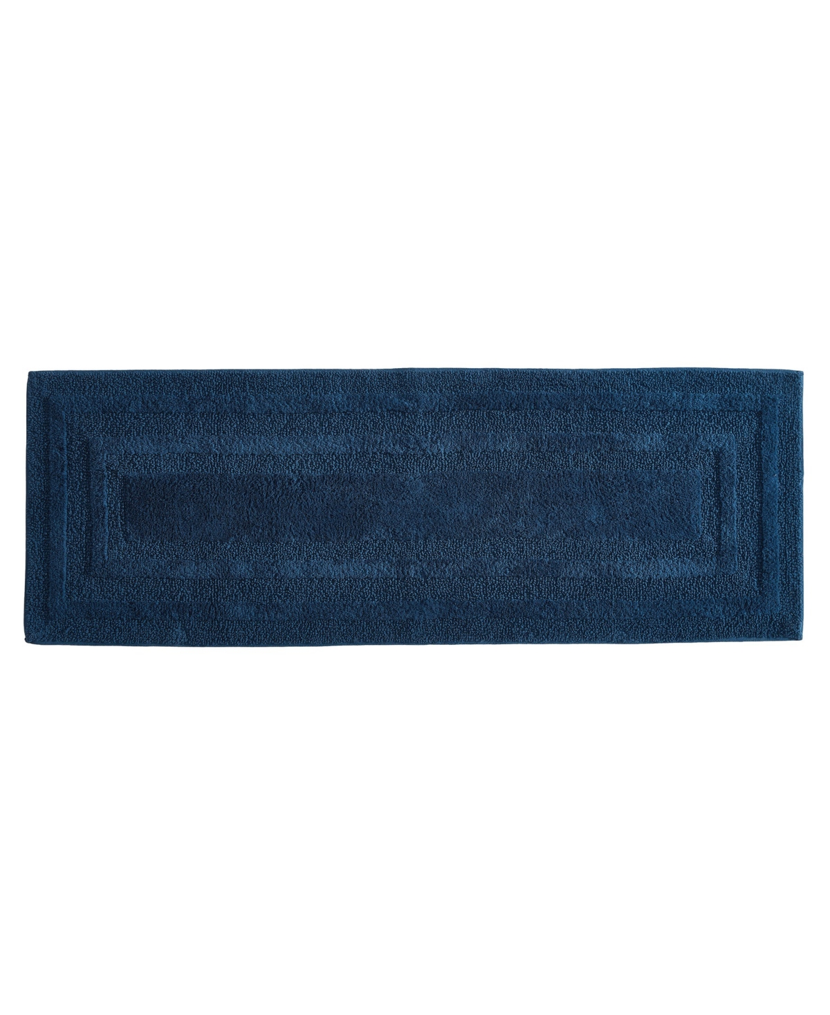 Eddie Bauer Logan Cotton Tufted Bath Runner Rug, 22" X 60" In Blue