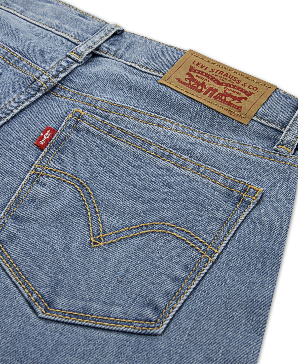 Levi's Big Girls Vintage-like Mid Rise Wide Leg Jeans In Blue