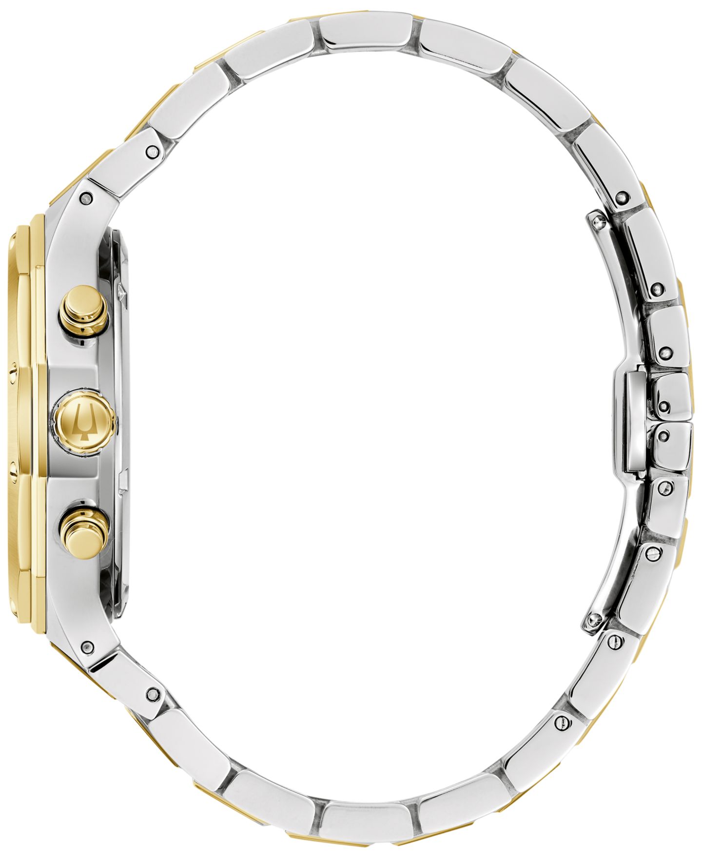Мужские часы Bulova Prestige Chronograph Two-Tone Stainless Steel Bracelet Watch 40mm — фото 4