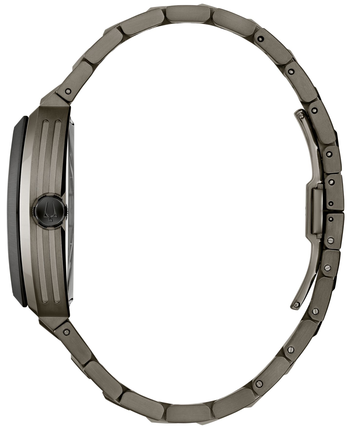 Мужские часы Bulova Maquina Automatic Gray Stainless Steel Bracelet Watch 40mm — фото 3