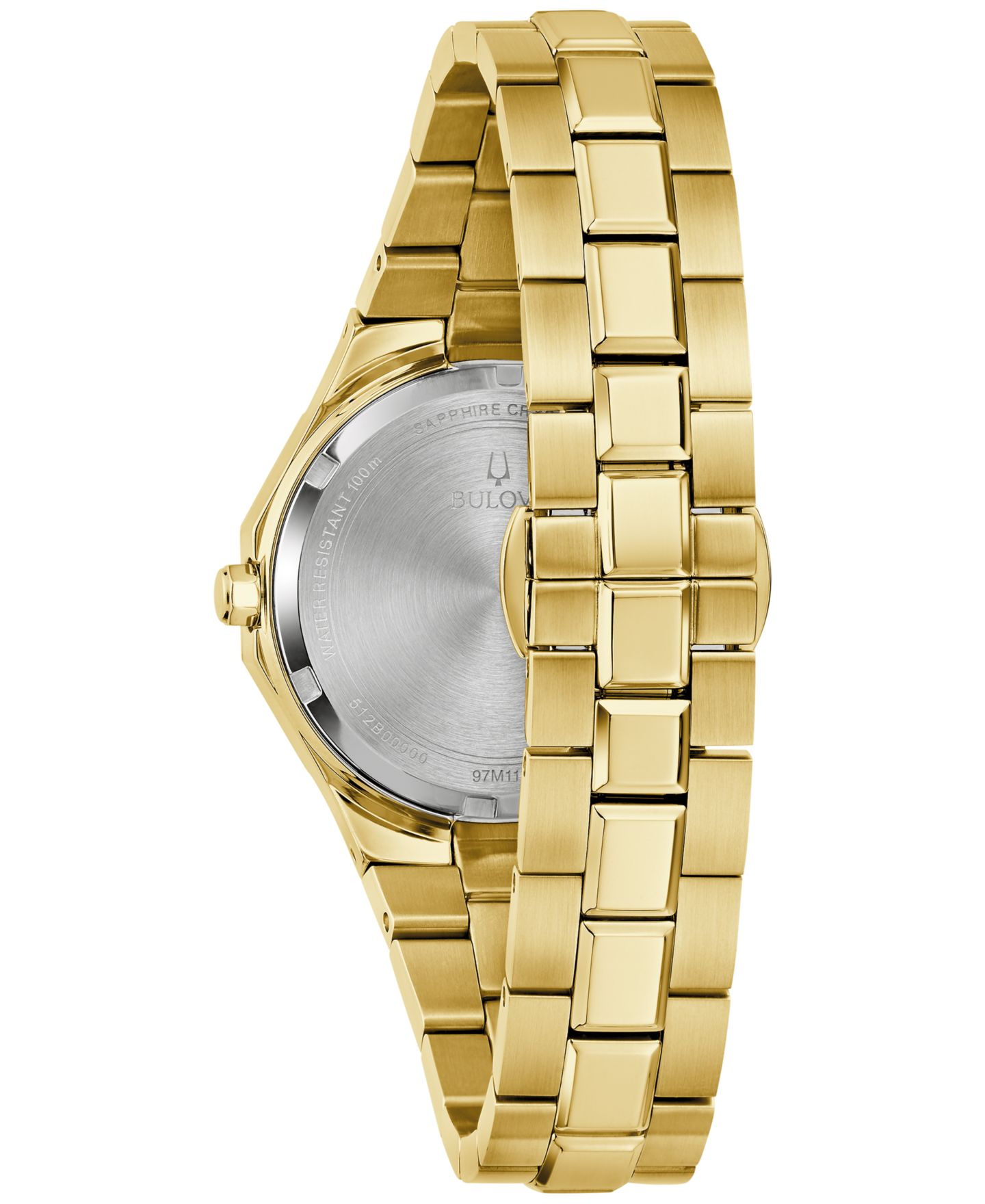 Женские часы Bulova Prestige Gold-Tone Stainless Steel Bracelet Watch 32mm — фото 2