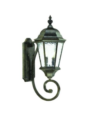Two-Light Lantern Carousel Wall Light – Stylish Outdoor Wall Fixture