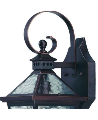 Hammered Glass Wall Light for Entryway Hallway or Bathroom