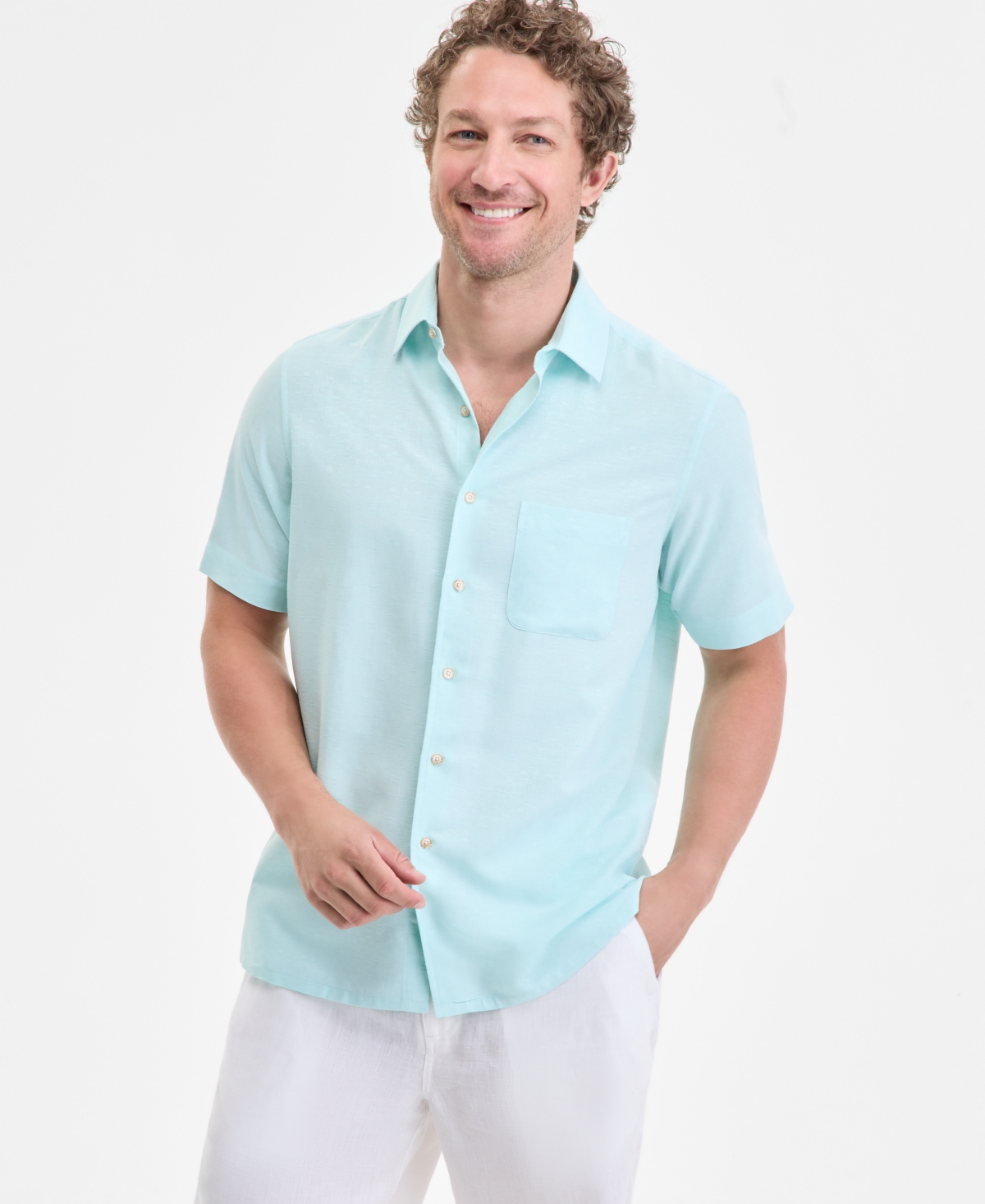 Men's Wicker Silk, Created for Macy's - Coral Depth