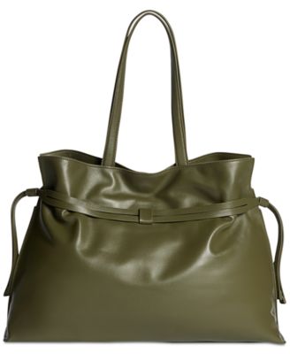 Poppy Extra Large Leather Drawstring Tote