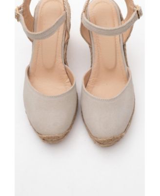 Sinta Suede Leather Platform Espadrille (Women)
