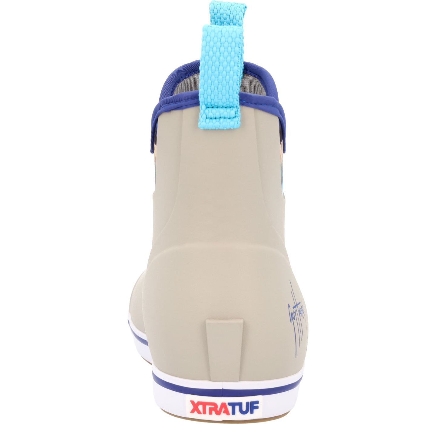 Мужские ботинки XTRATUF Ankle Deck Boot Guy Harvey, цвет: Серо-коричневый — фото 4