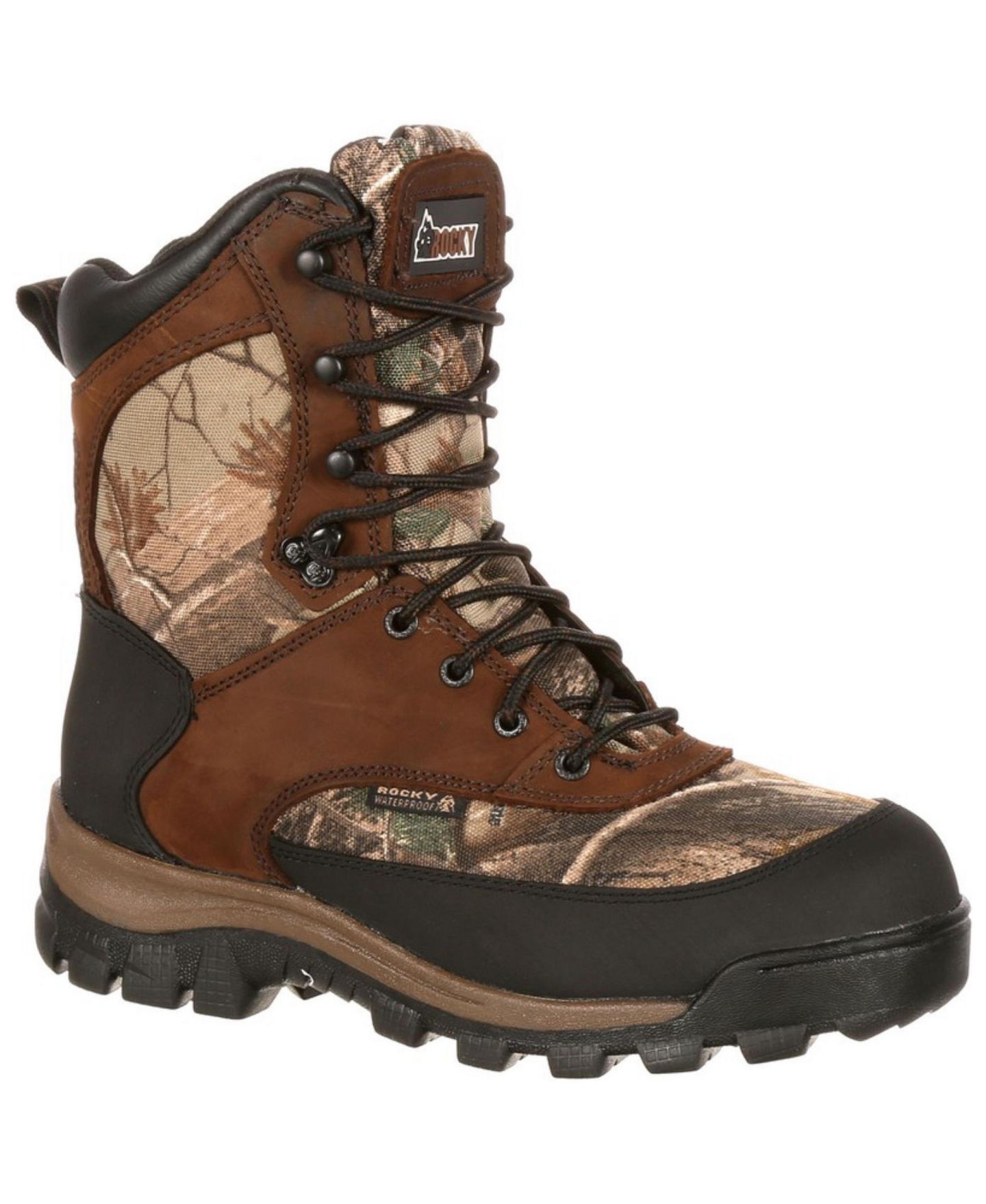 Мужские ботинки ROCKY Core Waterproof 400G Insulated Outdoor Boot, цвет: Коричневый — фото 1