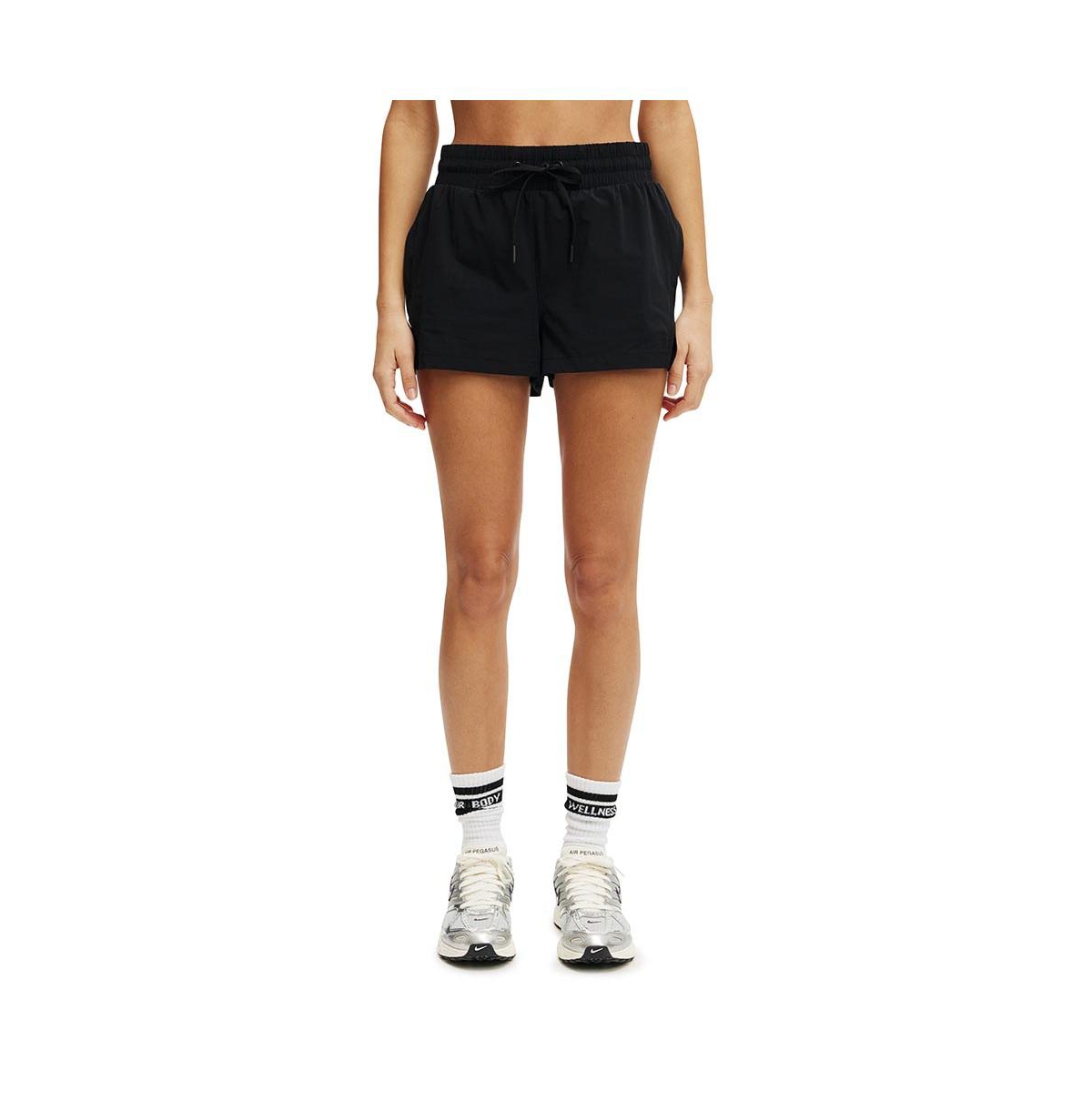 Women's Active On The Fly Tie Up Short - Black