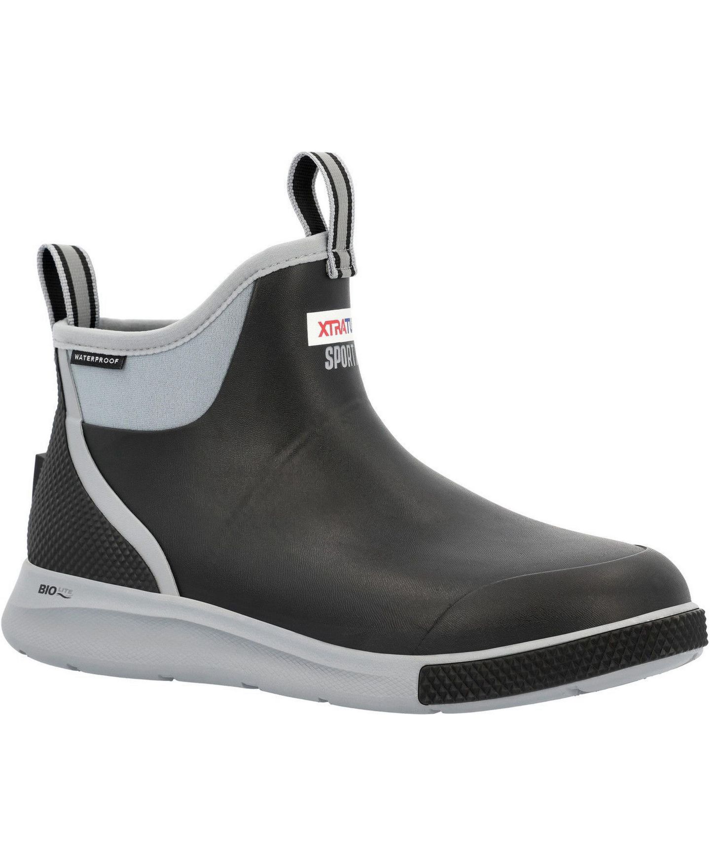Мужские ботинки XTRATUF Tailgate Ankle Deck Boot Sport, цвет: Чёрный — фото 1