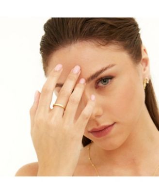 Braided Design Adjustable Sterling Silver Band Ring