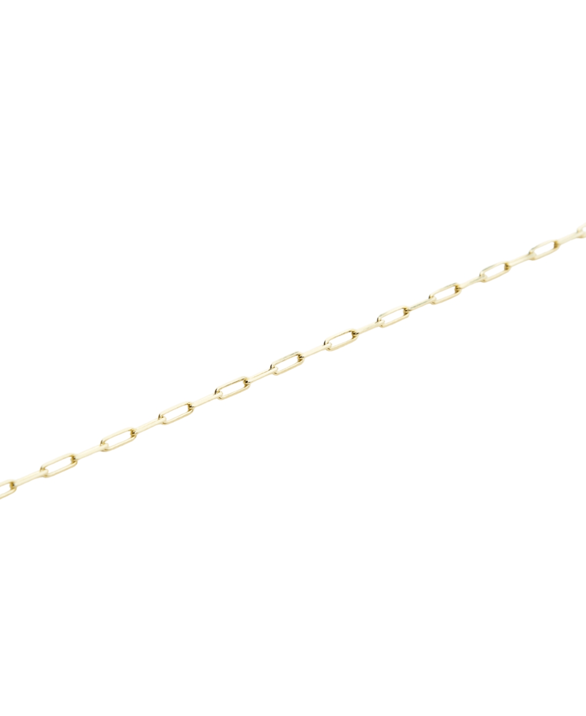 Rectangular Sterling Silver Chain Bracelet - Silver
