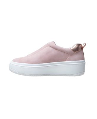 GOLDE Women's Slip On Leather or Suede Platform Sneaker