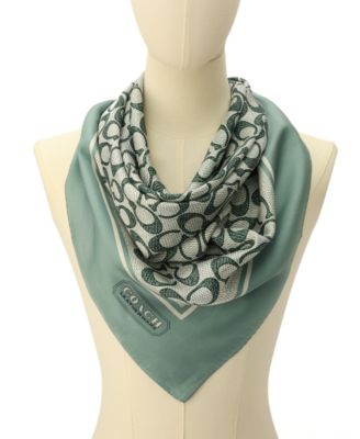 Women's Vintage Signature Print Silk Square Scarf