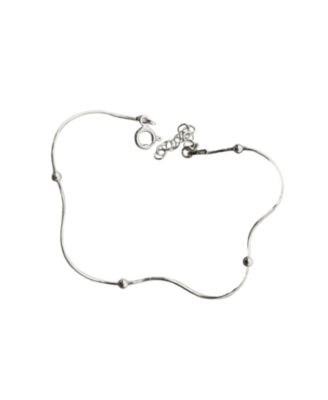 Italian Bead Chain Sterling Satellite Bracelet