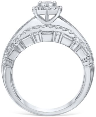 Diamond Multi-Row Statement Ring (2 ct. t.w.) in 14k White Gold