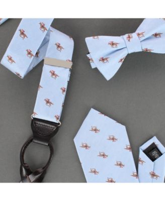 Men's Down The Stretch Racehorse Linen Blend Bow Tie