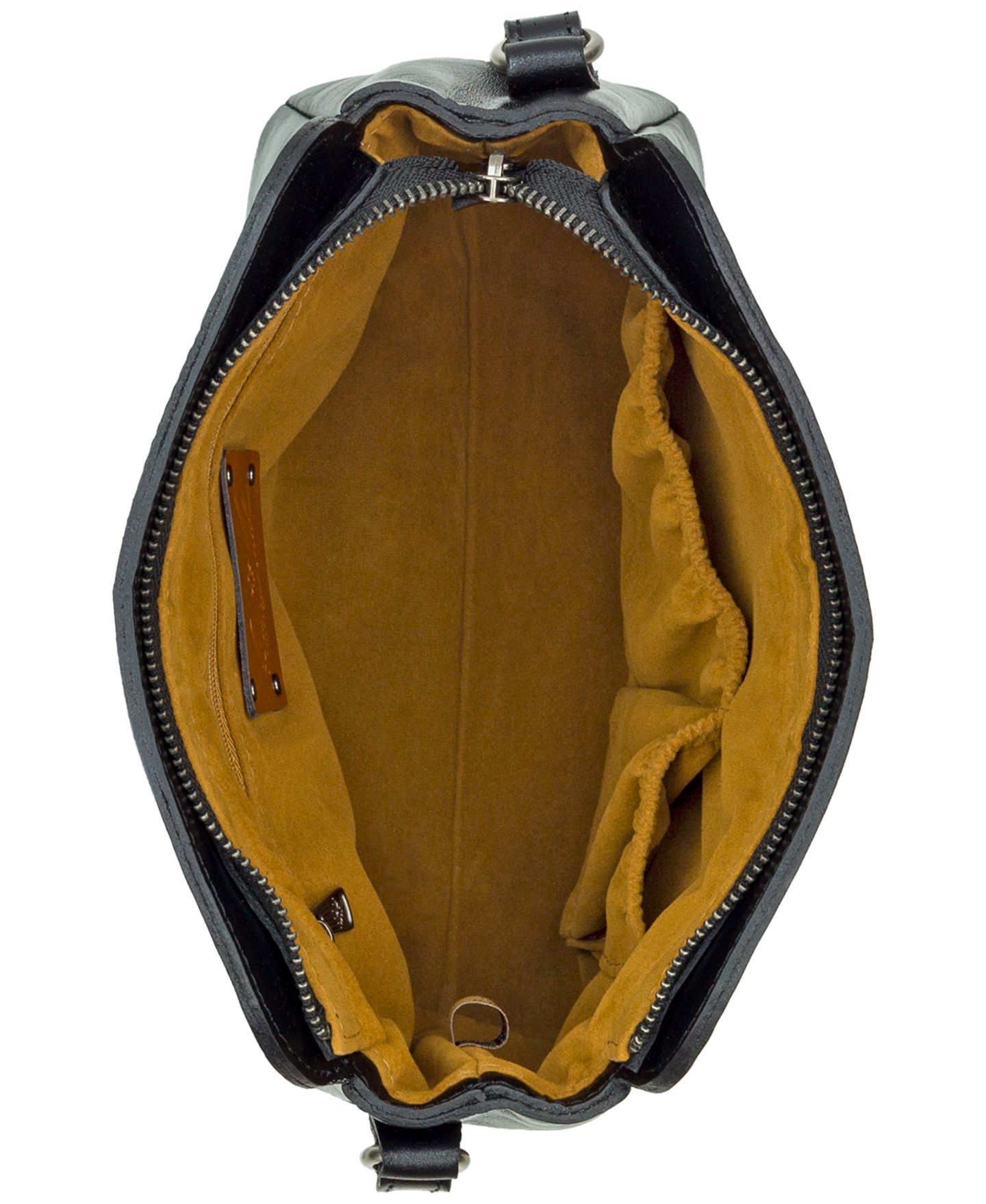 Женская сумка Patricia Nash Ithaca Small Leather Crossbody, цвет: Чёрный — фото 4