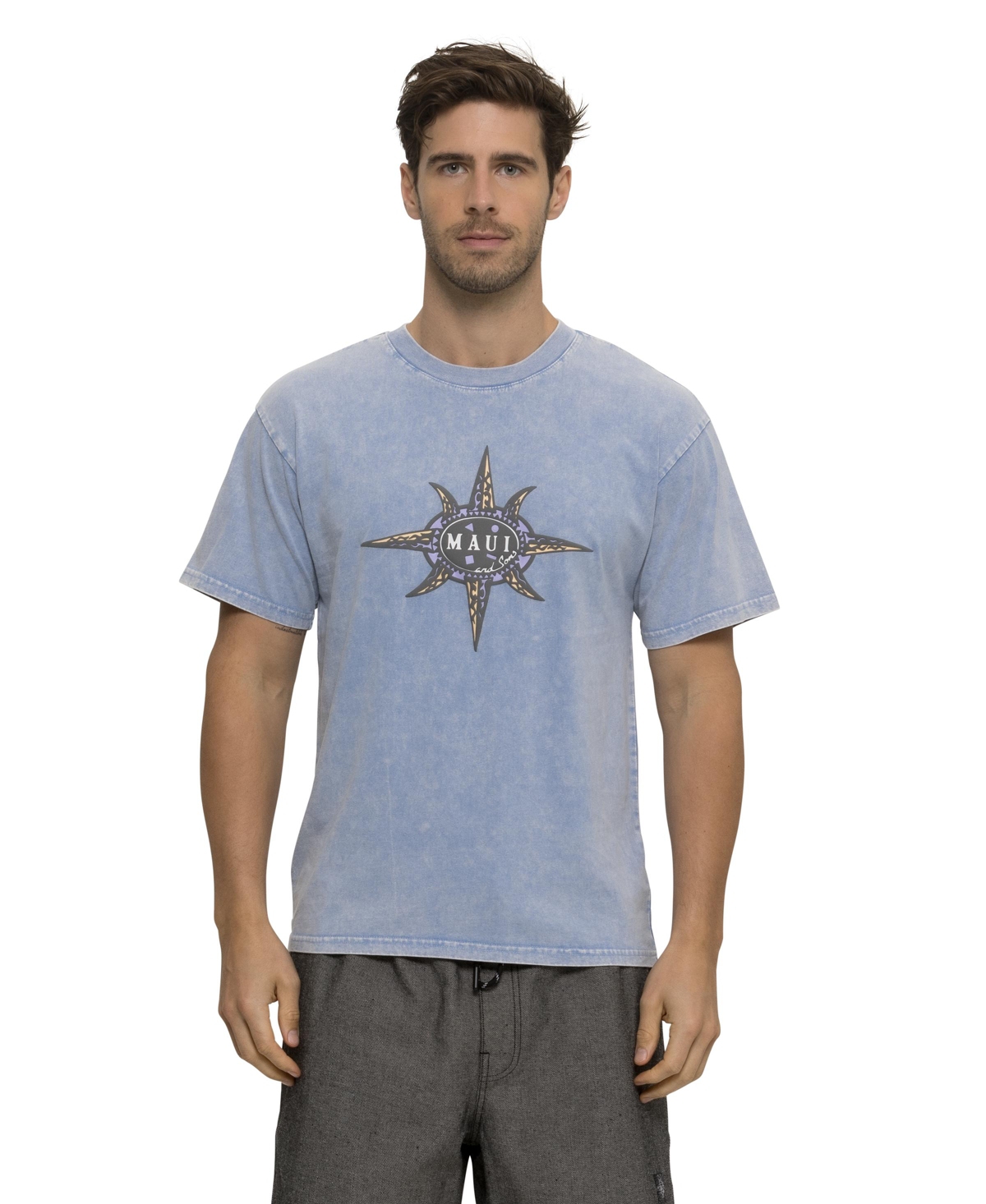 Men's Tribal Mineral Short Sleeve T-shirt - Black