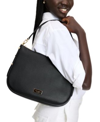 Liv Large Pebbled Leather Hobo Bag