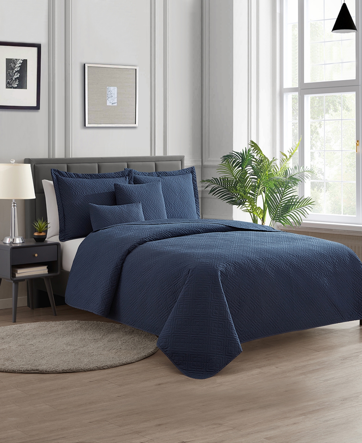 Nestl Diamond Embossed 4-pc. Quilt Set, Twin/twin Xl