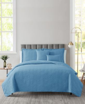 Ellipse Embossed 4-Pc. Quilt Set, Twin/Twin XL