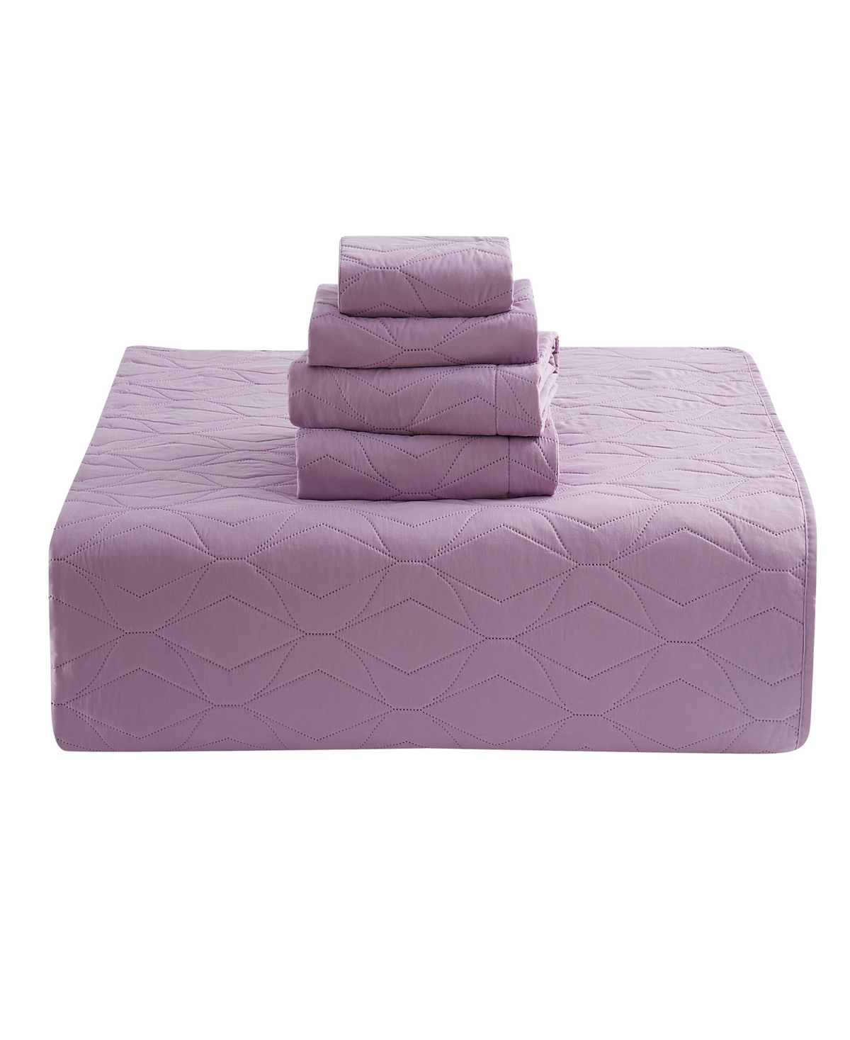 Nestl Ellipse Embossed 4-pc. Quilt Set, Twin/twin Xl