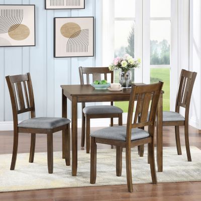 Solid Wood Dining Table with Spacious Top