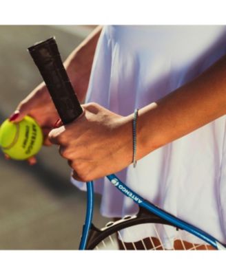 Sterling Silver Blue Gradient Fine Tennis Bracelet