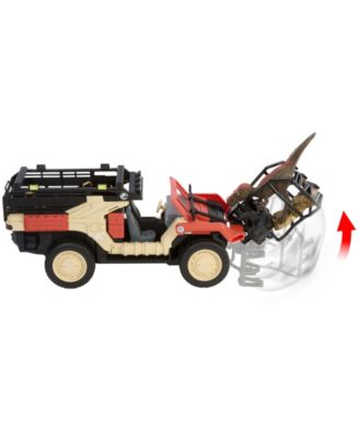 RC Jurassic World Dino Catcher RC, Remote-Control Toy Truck with Dinosaur Figure