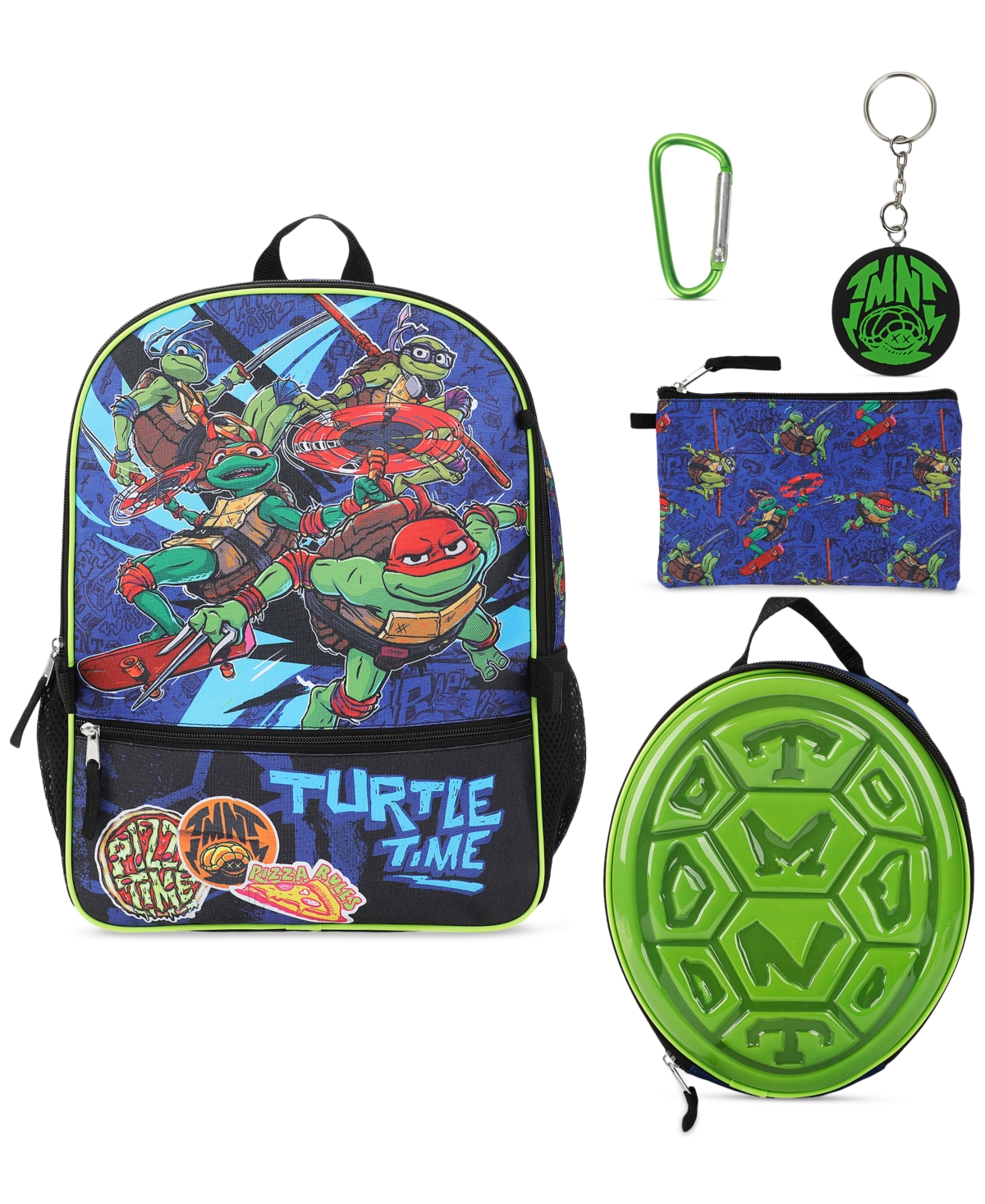 Teenage Mutant Ninja Turtles 5-Piece Backpack Set - Navy