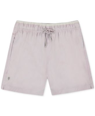 Men's Solid Woven Swim Trunks
