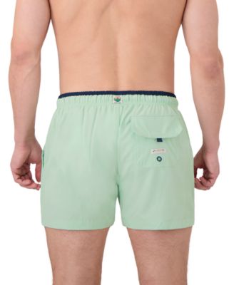 Men's Solid Woven Swim Trunks