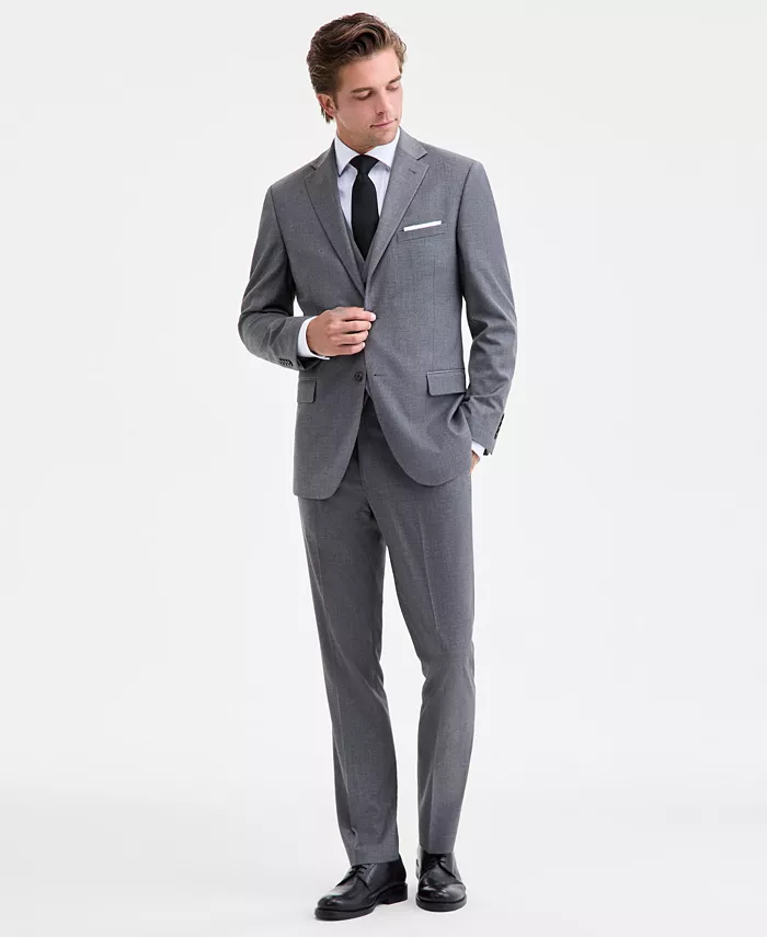 Men's Modern-Fit Vested Nested Suit