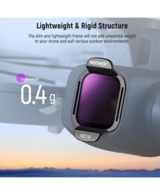 ND Filter Set Compatible with DJI Flip Drone (6 Pack), ND16 ND32 ND64 ND256 CPL UV Snap On Multicoated HD Optical Glass Neutral Density Circular Polarizing Lens Filter Accessories Kit, FL-N46