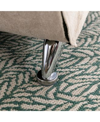 Modern Linen Indoor Chaise Lounge