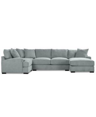 Rhyder 4-Pc. Fabric Chaise Sectional