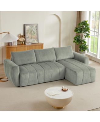 Streamdale Convertible 3-Seat L-Shaped Fabric Couch
