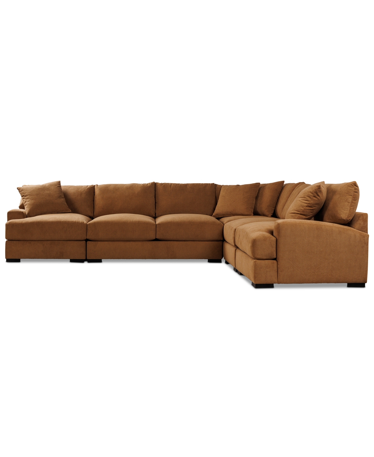 Macy's Rhyder 143" 5-pc. Fabric L Sectional, Exclusively At