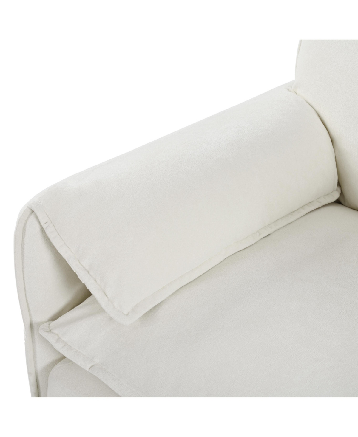 Streamdale Cloud Sofa Sectional w/ Ottomans & Pillows, Beige