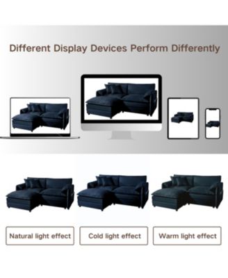  Chenille Cloud Couch - Oversized Modular Sofa