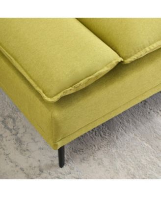 Streamdale Custom 89" Cotton-Linen Throw Green Elegance for Every Space